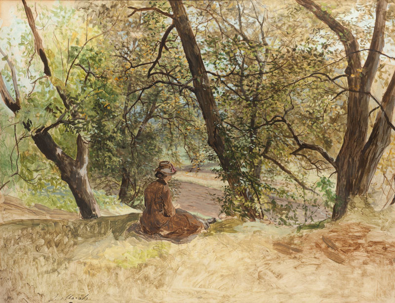 Julius Mařák - Odpočinek pod stromy