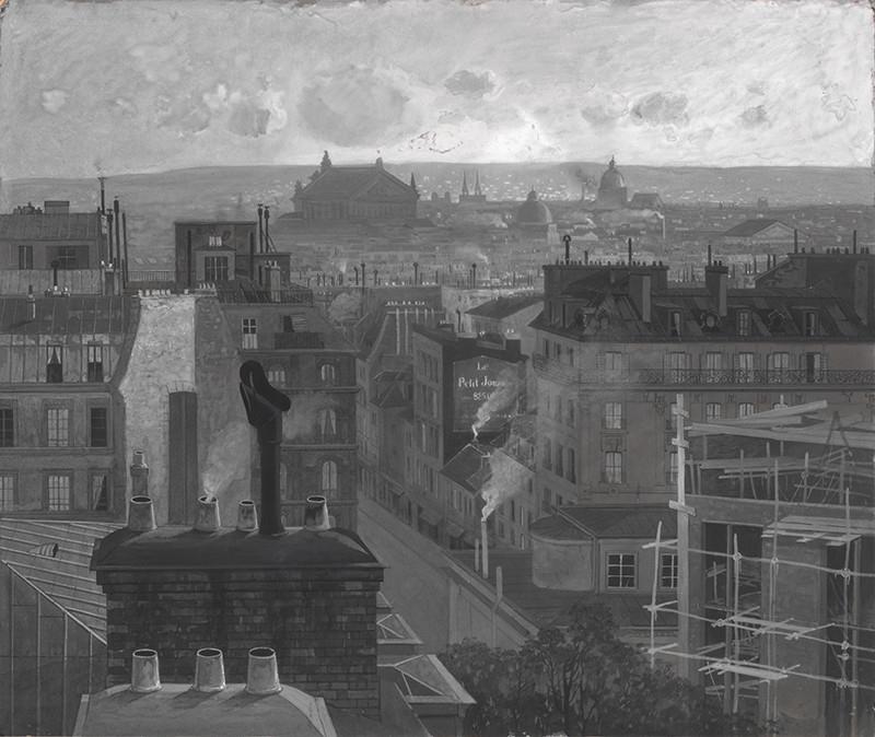 Antonín Chittussi - Pohled na Paříž z Montmartru