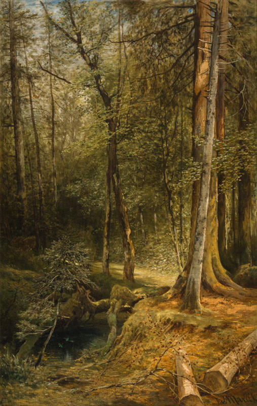 Julius Mařák - Landscape With a Swamp