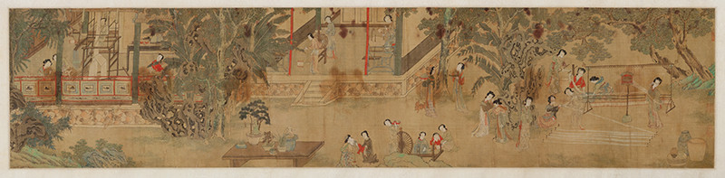 Anonymous, attributed to Qiu Ying - Su Ruolan Weaving a Love-Poem