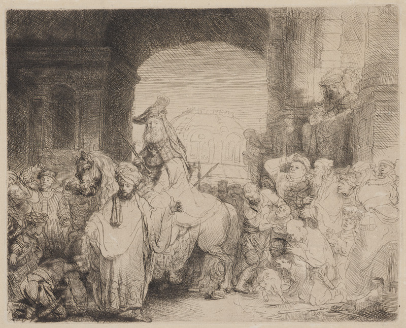 Rembrandt Harmenszoon van Rijn - Triumf Mordechajův