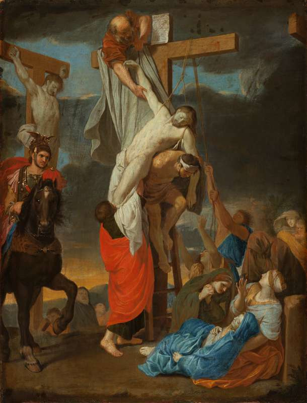 Charles Le Brun - Snímání z kříže