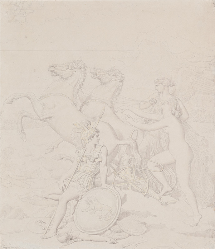 Jean Auguste Dominique Ingres - Venuše raněná Diomédem