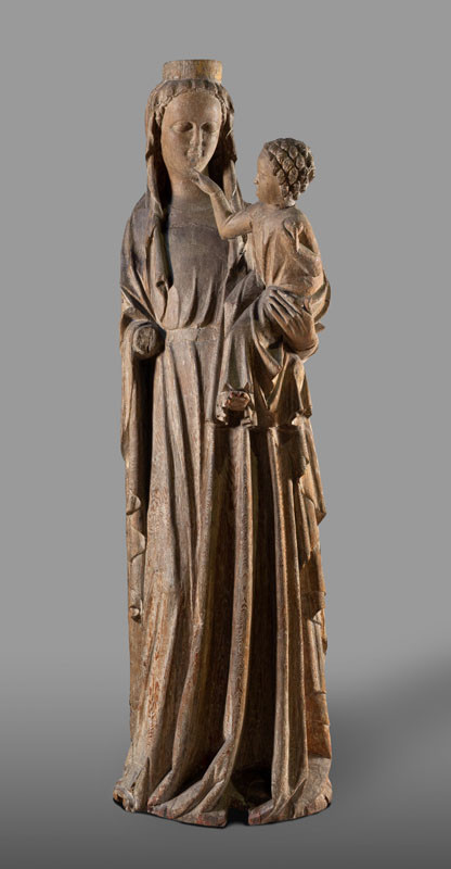 Anonym - (Čechy (kolem 1300-1320)) - Madona s děckem / Strakonická