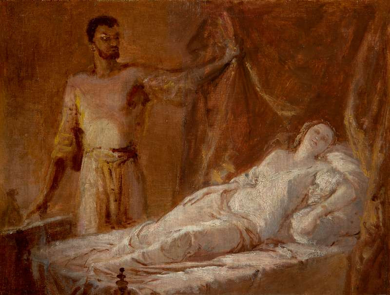 Josef Navrátil - Othello a Desdemona
