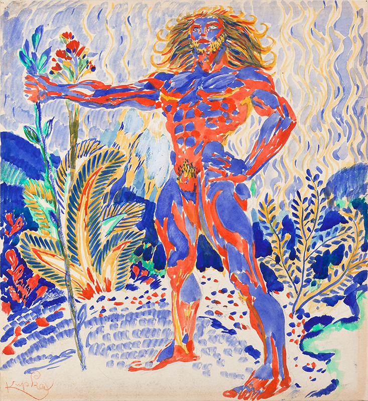 František Kupka - Blue and Red Prometheus