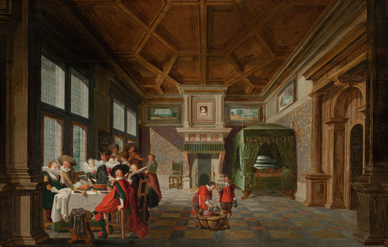 Dirck van Delen - Interiér paláce