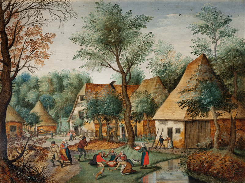 Pieter II. Brueghel - Flámská náves