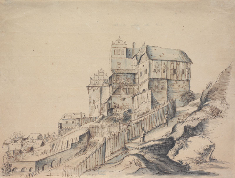 Rudolf Burde - rytec, Pieter Stevens - Cesta k Pražskému hradu