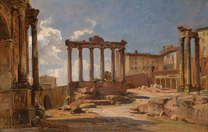 Wilhelm Riedel - Forum Romanum (Římské ruiny)