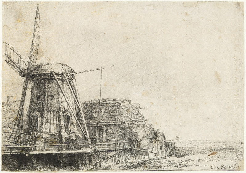 Rembrandt Harmenszoon van Rijn - Větrný mlýn