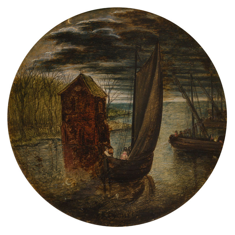 Pieter ll. Brueghel - Ústí řeky