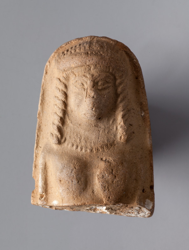 Anonymous (Syria) - Woman with Arms Hanging, plaque fragment
