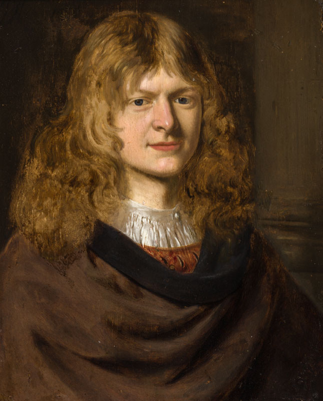 Pieter Cornelisz van Slingelandt - Miniaturní portrét mladého muže