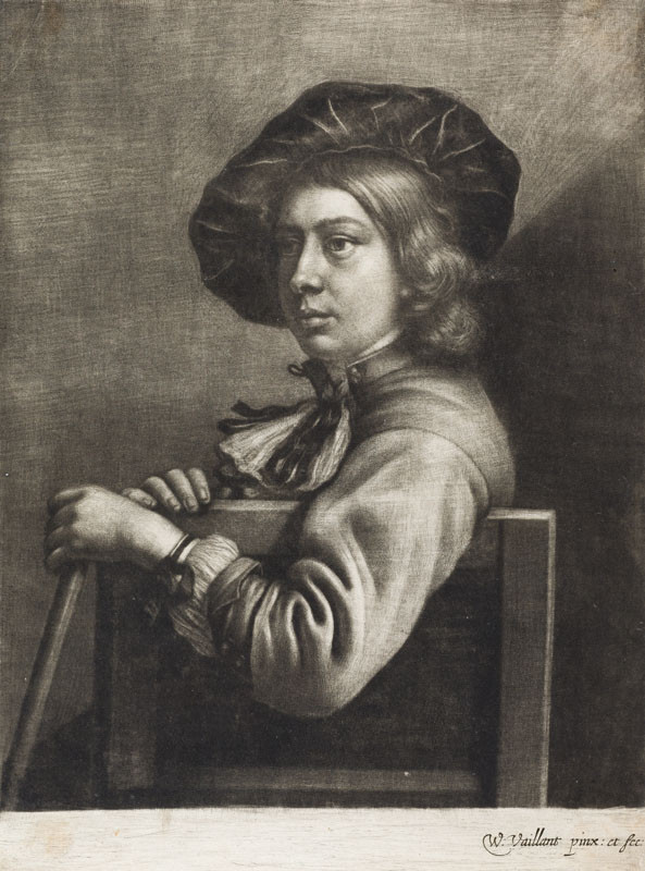 Wallerant Vaillant - engraver - Seated Boy (Andries Vaillant)