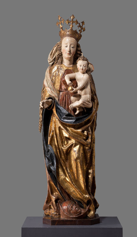 Anonym - Jihozápadní Čechy - Archa z Velhartic - Assumpta s dítětem - socha ve středu oltáře