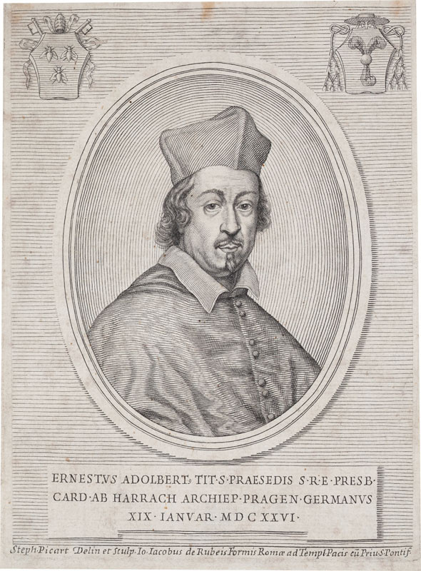 Etienne Picart - engraver - Cardinal Ernest Adalbert Harrach