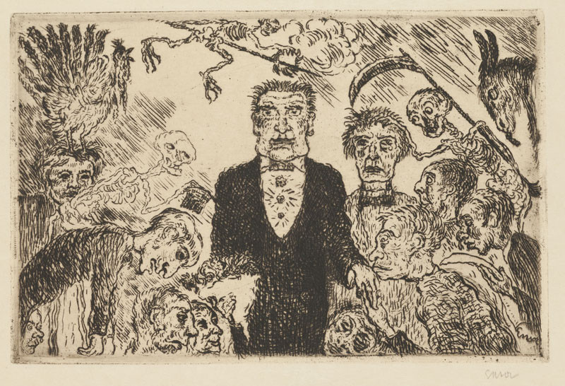 James Ensor - The Deadly Sins Dominated by Death