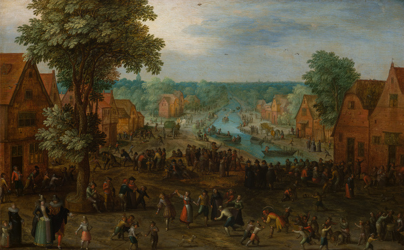 Louis de Caullery, Jan I. Brueghel - Kirmes