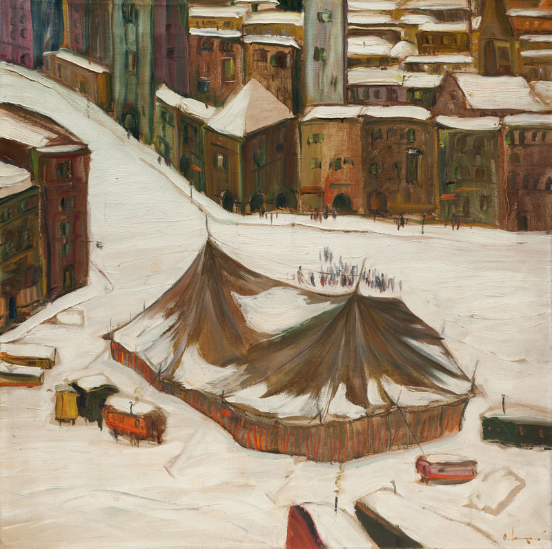Otto Langer - Circus in the Snow