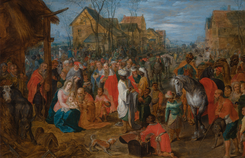 Jan II. Brueghel - Klanění tří králů