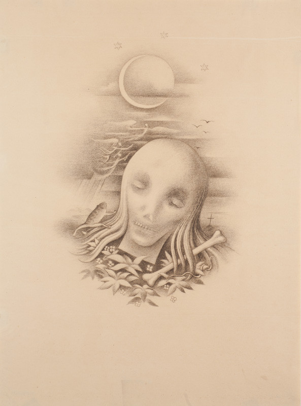 Jan Zrzavý - Illustration for the First Intermezzo of May by Karel Hynek Mácha