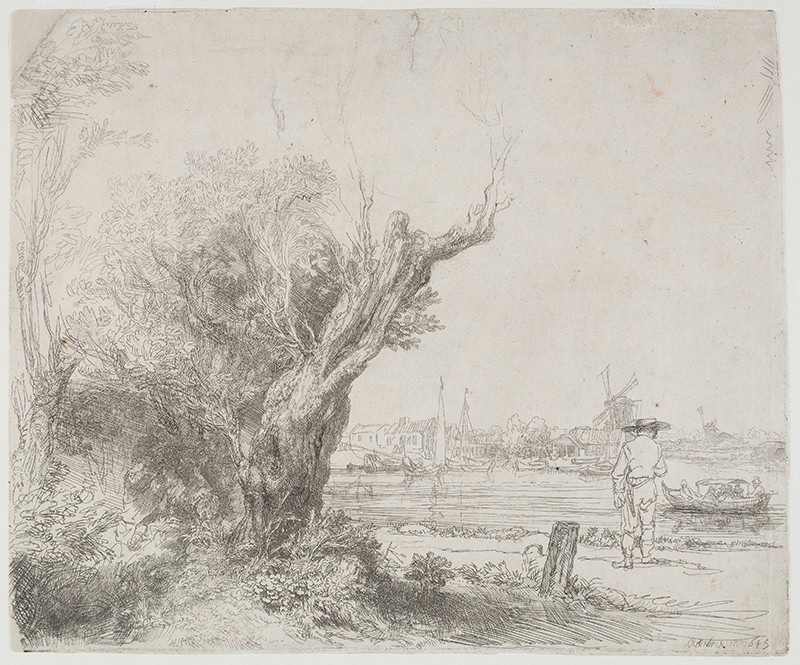 Rembrandt Harmenszoon van Rijn - View of Omval