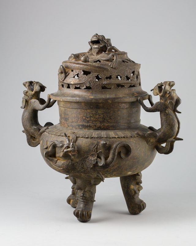 Anonymous - Incense burner ding with lid