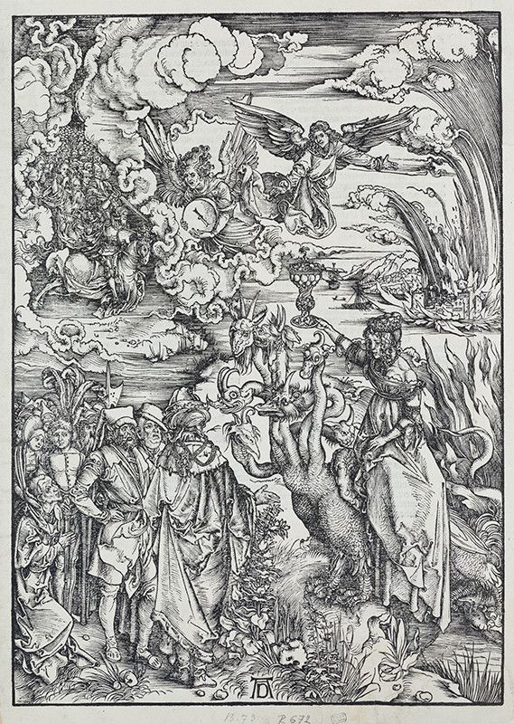 Albrecht Dürer - Nevěstka Babylonská