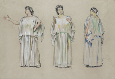 František Kupka - Woman in a Translucent Robe, study for Aristophanes’ Lysistrata
