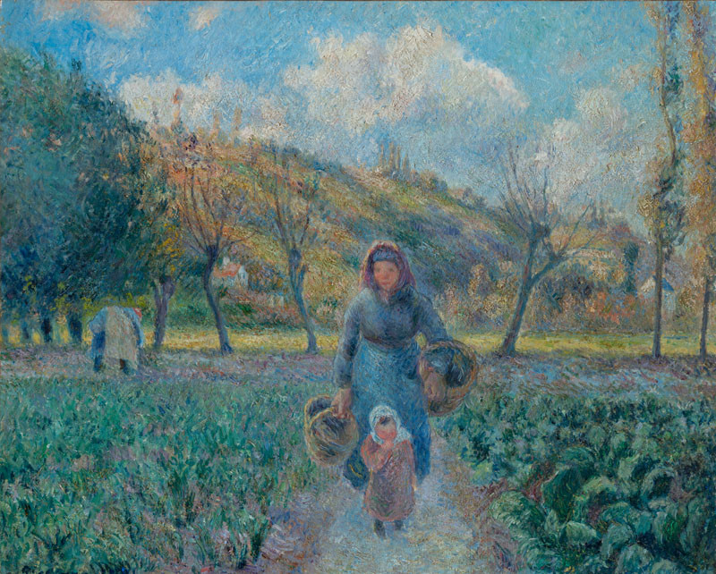Camille Pissarro - V zelinářské zahradě