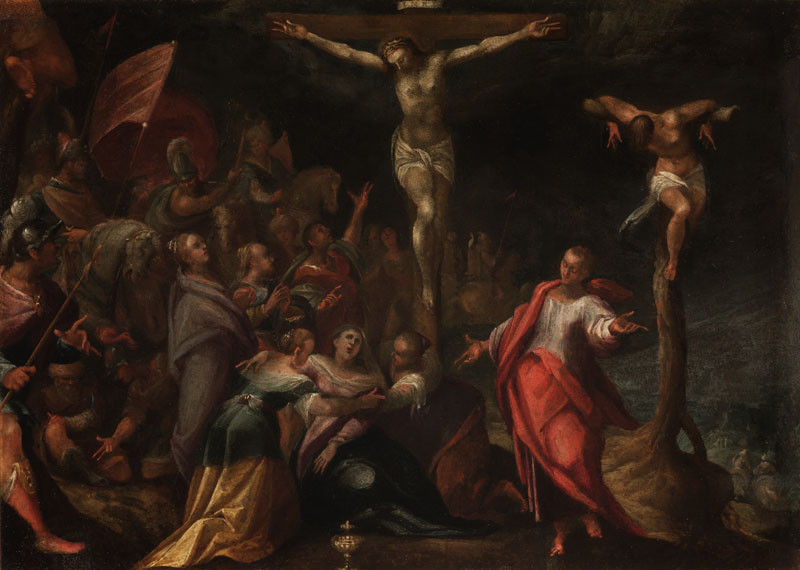 Hans von Aachen - pupil - Crucifixion