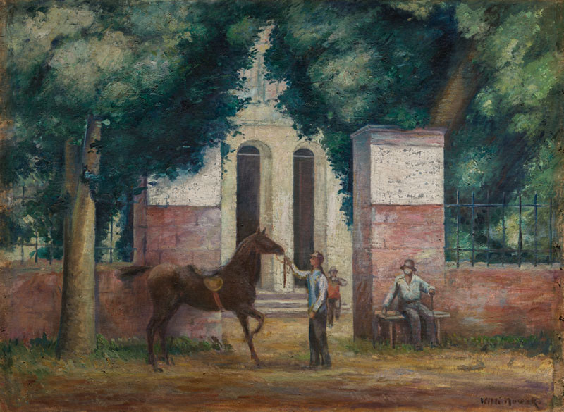 Vilém-Willi Nowak - Muž s koněm
