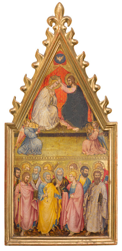 Taddeo di Bartolo - Korunování P. Marie s apoštoly