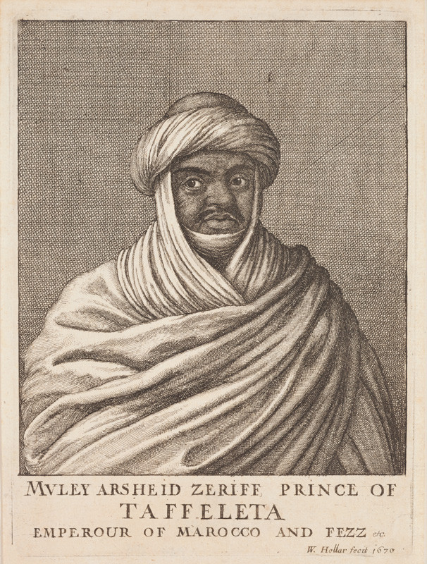 Václav Hollar - engraver - Muley Muhammad al-Rashid