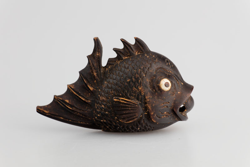 Anonymous artist - Mythological fish shachi – netsuke