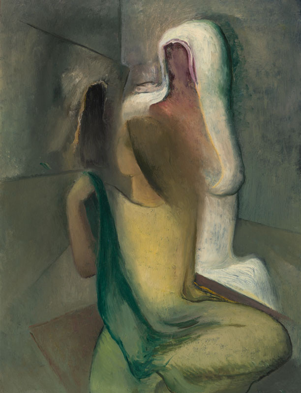 Augustin Ságner - Woman at Her Toilette
