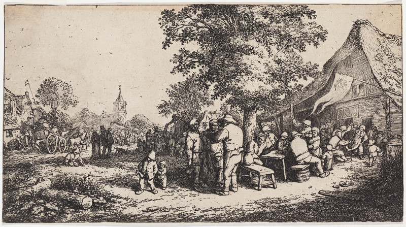 Adriaen van Ostade - engraver - The village fair