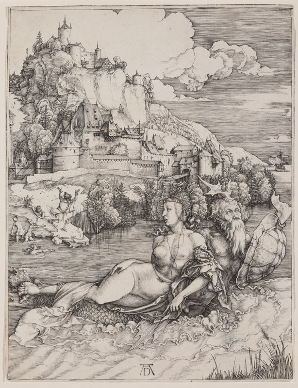 Albrecht Dürer - engraver - Sea Monster (Das Meerwunder)