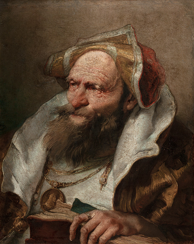Giovanni Battista Tiepolo - Poprsí starce