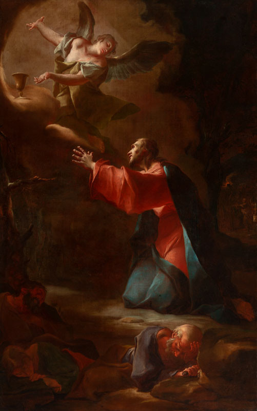 Paul Troger - Kristus na hoře Olivetské