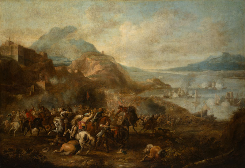 Johann Philipp Lemke - Námořní a pozemní bitva