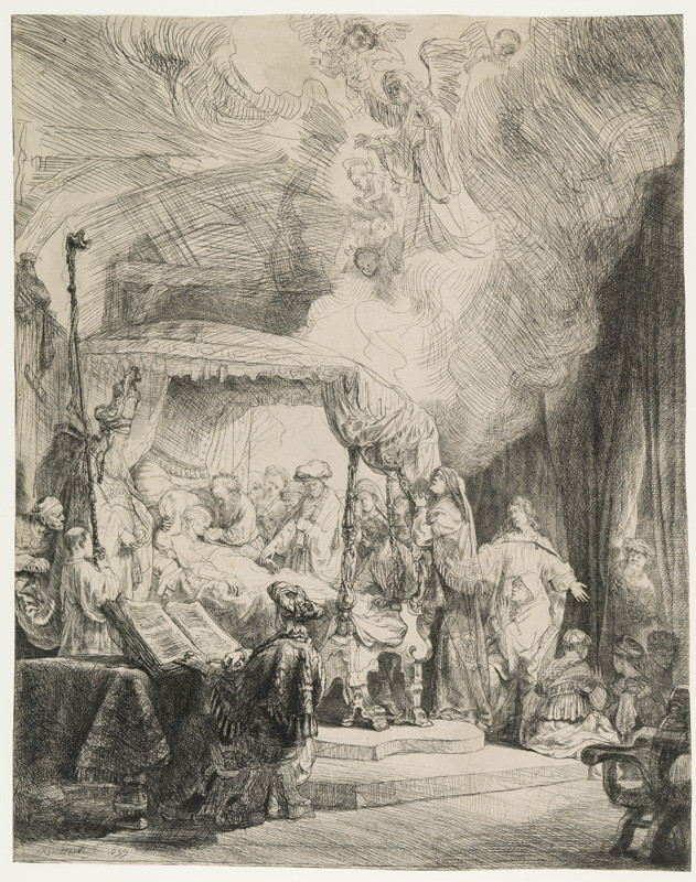 Rembrandt Harmenszoon van Rijn - The Death of the Virgin