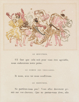 František Kupka - engraver, Blairot - publisher - Lysistrata, Men and Women at Dance