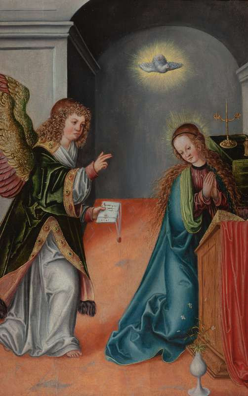Lucas Cranach the Elder -  workshop - The Annunciation