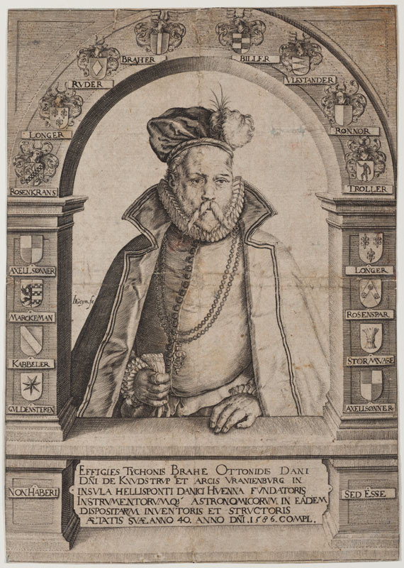 Jacques de Gheyn II. - rytec - Portrét Tycha Brahe