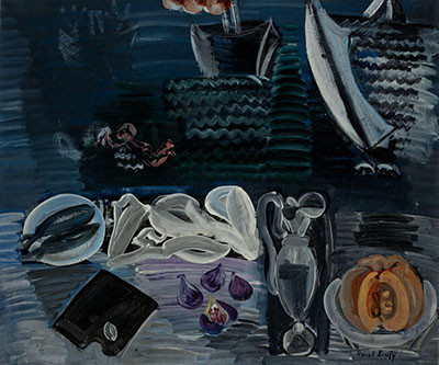 Raoul Dufy - Still Life with Sea in the Background