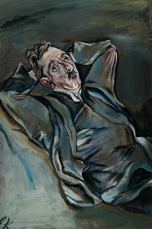Oskar Kokoschka - Portrait of Poet Albert Ehrenstein