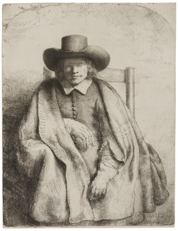 Rembrandt Harmenszoon van Rijn - Clement de Jonghe, printseller