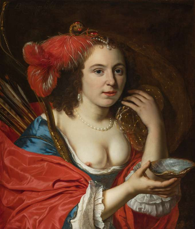 Bartholomeus van der Helst - Podobizna umělcovy ženy Anny du Pire v roli Granidy